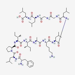 molecular formula C69H118N14O14 B12384244 Peptide 5e 