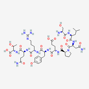 molecular formula C47H74N14O17 B12384268 PKC|A (C2-4) inhibitor peptide 