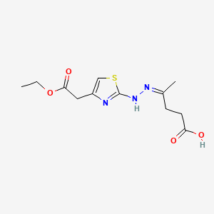 molecular formula C12H17N3O4S B12384274 Antifungal agent 89 