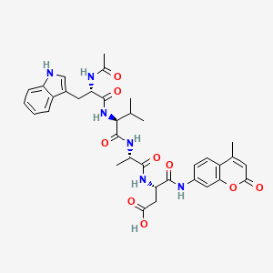 molecular formula C35H40N6O9 B12384291 Ac-WVAD-AMC 