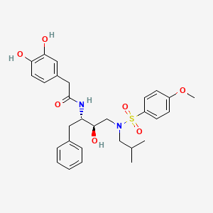 molecular formula C29H36N2O7S B12384307 HIV-1 protease-IN-13 