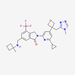 molecular formula C30H33F3N6O2 B12384317 Cbl-b-IN-9 