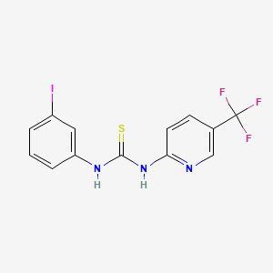 1-(3-Iodophenyl)-3-[5-(trifluoromethyl)pyridin-2-yl]thiourea