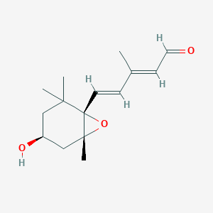 molecular formula C15H22O3 B1238436 2-trans,4-trans-Xanthoxin 