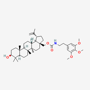 molecular formula C42H65NO6 B12384379 P-gp inhibitor 18 