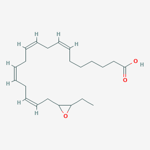 molecular formula C22H34O3 B12384385 (7Z,10Z,13Z,16Z)-18-(3-ethyloxiran-2-yl)octadeca-7,10,13,16-tetraenoic acid 