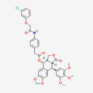 molecular formula C38H34ClNO11 B12384390 Tubulin/AKT1-IN-1 