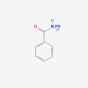 molecular formula C7H7NO B123844 苯甲酰胺-15N CAS No. 31656-62-9