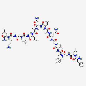 molecular formula C80H130N20O18 B12384408 Flgfvgqalnallgkl-NH2 