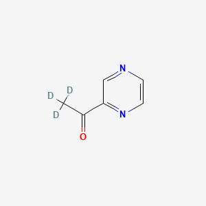 molecular formula C6H6N2O B12384434 Acetylpyrazine-d3 