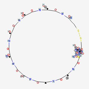 H-Gly-Cys(1)-Cys(2)-Ser-Tyr-Pro-Pro-Cys(1)-Phe-Ala-Thr-Asn-Ser-Asp-Tyr-Cys(2)-NH2