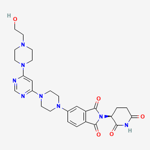 (S)-Thalidomide-piperazine-pyrimidine-piperazine-C2-OH