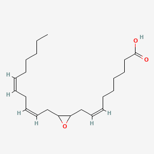 molecular formula C22H36O3 B12384457 (Z)-9-[3-[(2Z,5Z)-undeca-2,5-dienyl]oxiran-2-yl]non-7-enoic acid 