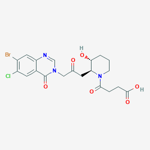 molecular formula C20H21BrClN3O6 B12384466 Hal-HS 