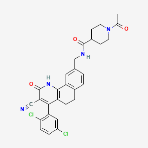 molecular formula C29H26Cl2N4O3 B12384477 Antileishmanial agent-22 