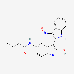 molecular formula C20H18N4O3 B12384485 Antiproliferative agent-40 CAS No. 871837-59-1