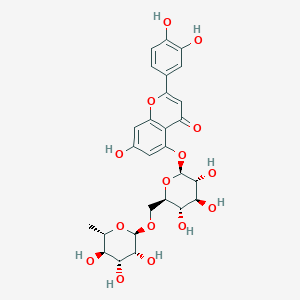 molecular formula C27H30O15 B1238449 Luteolin-5-O-beta-rutinoside 