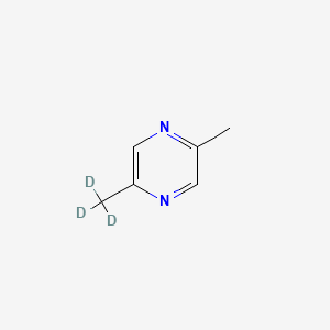 molecular formula C6H8N2 B12384495 2,5-Dimethylpyrazine-d3 