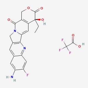 molecular formula C22H17F4N3O6 B12384496 10NH2-11F-Camptothecin (TFA) 