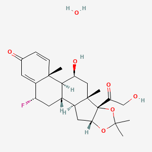 molecular formula C24H33FO7 B1238450 Nasarel 