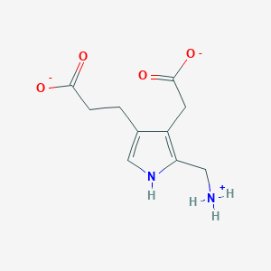 molecular formula C10H13N2O4- B1238451 Porphobilinogen(1-) 