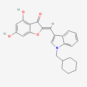 molecular formula C24H23NO4 B12384531 NDM-1 inhibitor-5 