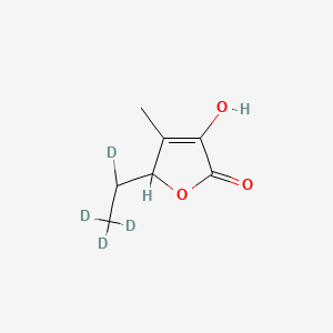 5-Ethyl-3-hydroxy-4-methylfuran-2(5H)-one-d4