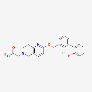 molecular formula C23H20ClFN2O3 B12384564 PD-1/PD-L1-IN-39 