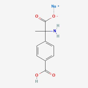 molecular formula C10H10NNaO4 B12384567 MCPG (sodium) 