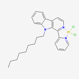 molecular formula C25H29Cl2N3Pt B12384571 Mcl-1 inhibitor 16 