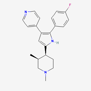 molecular formula C22H24FN3 B12384581 PfPKG-IN-2 