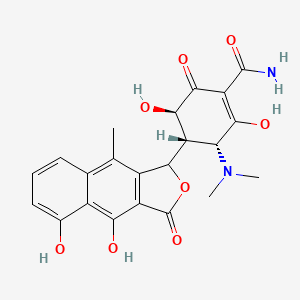 molecular formula C22H22N2O8 B12384582 (beta)-Apo-oxytetracycline 