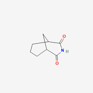 molecular formula C8H11NO2 B1238460 3-Azabicyclo[3.3.1]nonane-2,4-dione 