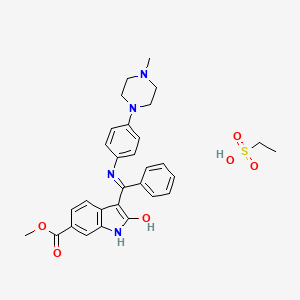 molecular formula C30H34N4O6S B12384605 TGF-|A1/Smad3-IN-1 