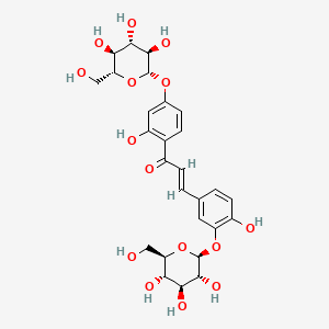 molecular formula C27H32O15 B1238462 异丁素 CAS No. 536-01-6