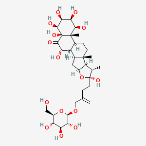 molecular formula C33H52O15 B12384629 Nitric oxide production-IN-1 