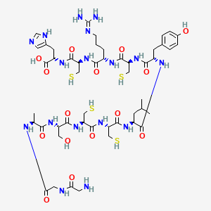 molecular formula C49H77N17O15S4 B12384631 Ggascclycrch CAS No. 1401180-68-4