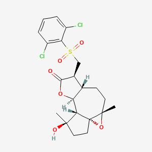 molecular formula C21H24Cl2O6S B12384665 PD-L1-IN-6 