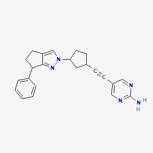 molecular formula C23H23N5 B12384712 RIP1 kinase inhibitor 4 