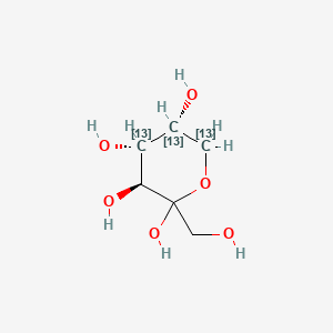 molecular formula C6H12O6 B12384721 D-Fructose-13C3-1 