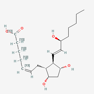 molecular formula C20H34O5 B12384727 Dinoprost-13C5 