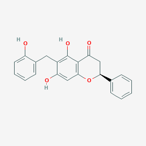 molecular formula C22H18O5 B1238473 Isochamanetin 
