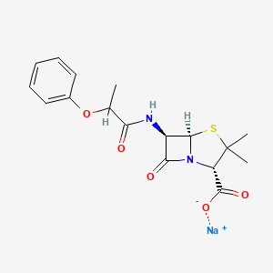 molecular formula C17H19N2NaO5S B12384733 Phenethicillin (sodium) 