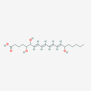 5,6,15-Trihydroxy-7,9,11,13-eicosatetraenoic acid