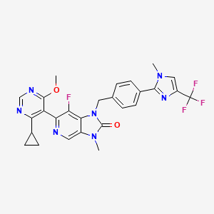 molecular formula C27H23F4N7O2 B12384775 Usp1-IN-7 