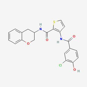 molecular formula C21H17ClN2O4S B12384794 Hsd17B13-IN-15 