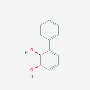 molecular formula C12H12O2 B1238481 (1S,2R)-3-苯基环己-3,5-二烯-1,2-二醇 CAS No. 66008-24-0