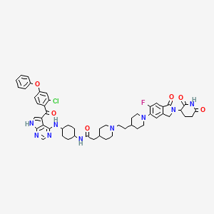 molecular formula C52H57ClFN9O6 B12384831 PROTAC BTK Degrader-5 