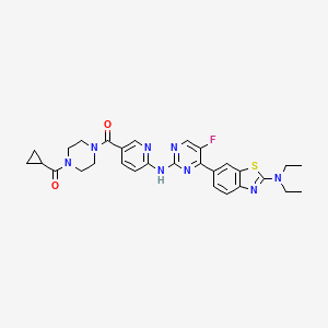 molecular formula C29H31FN8O2S B12384897 Dyrk2-IN-1 