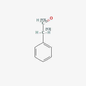 molecular formula C8H8O B12384899 2-Phenylacetaldehyde-13C2 